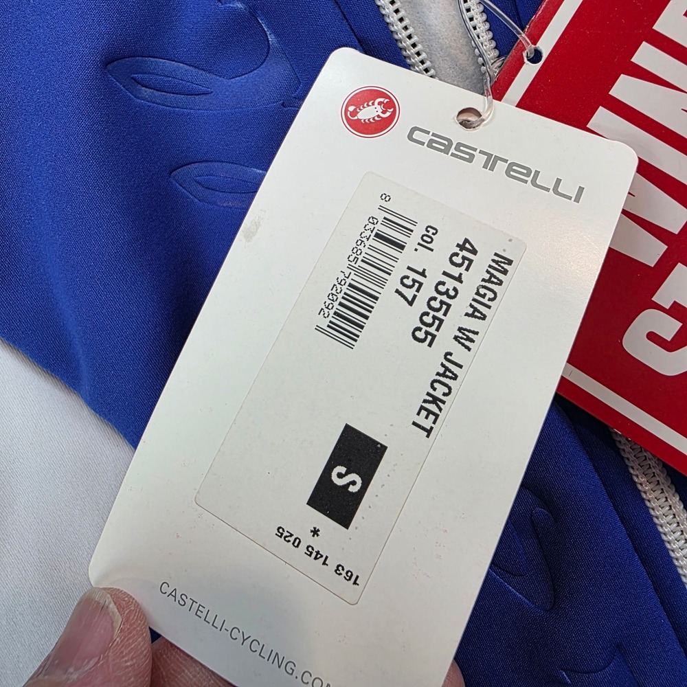 Castelli Women's Blue & White Cycling Jacket - Picture 5 of 15